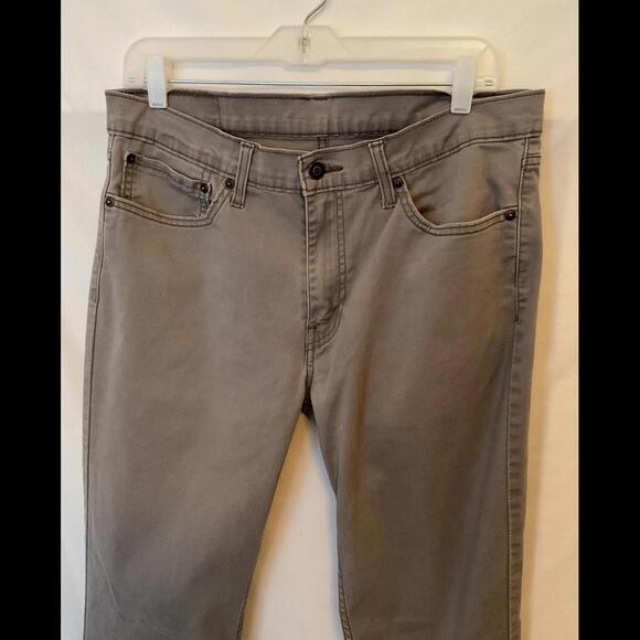 Levi's 511 Jeans Gray Men's Size 34x34 - Picture 6 of 6